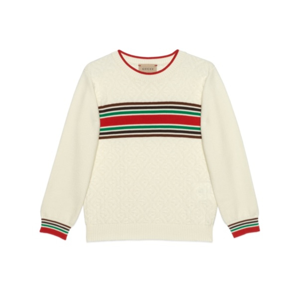 Gucci Sweater 100% Authentic size 10 kids color Off White/ Light Cream